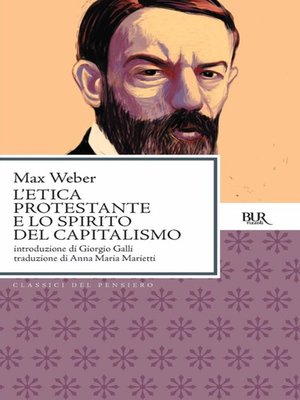 cover image of L'etica protestante e lo spirito del capitalismo